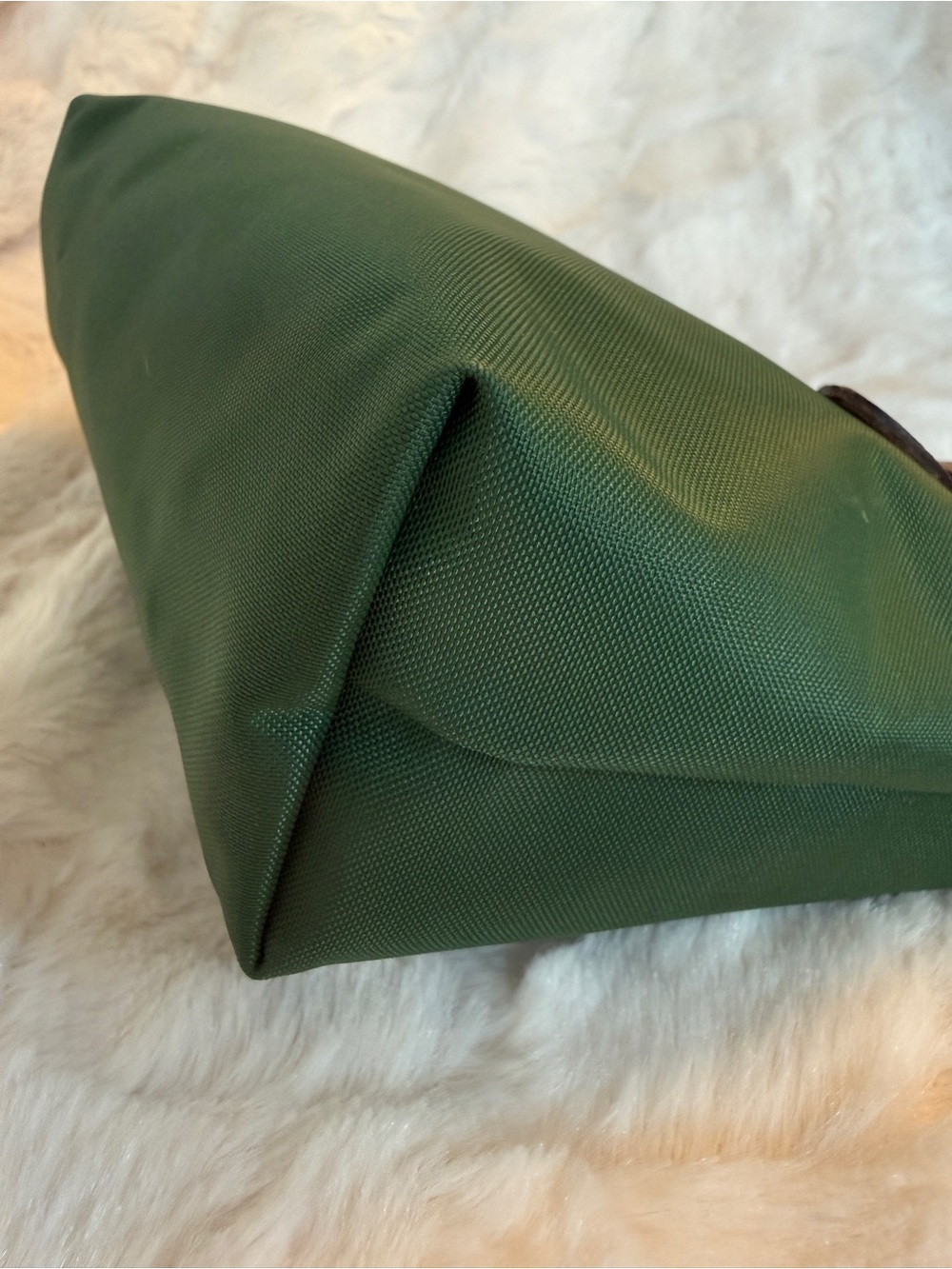 Longchamp Le Pliage Cosmetics Case in British Green - Picture 7 of 16